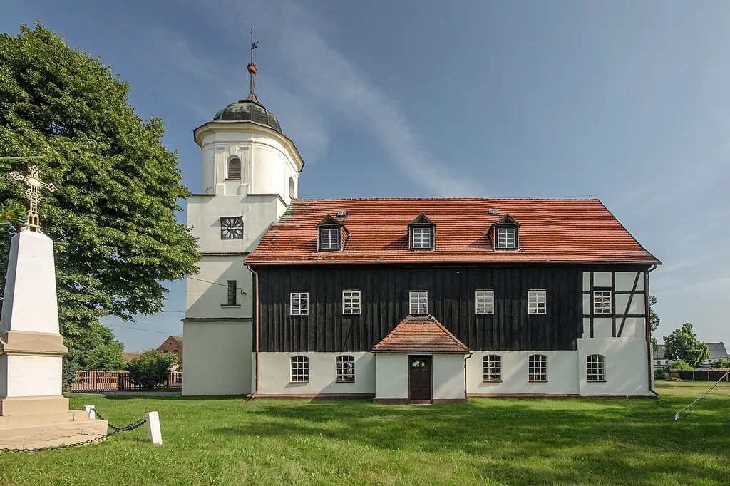 Wierzbowa - dawny kościół ewangelicki, obecnie filialny rzymskokatolicki p.w. Niepokalanego Poczęcia NMP, 1756, 1819, 1849