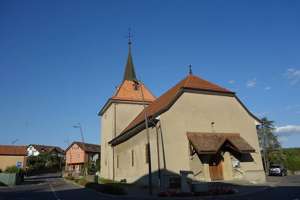 Daillens (Suisse, canton de Vaud) - le temple