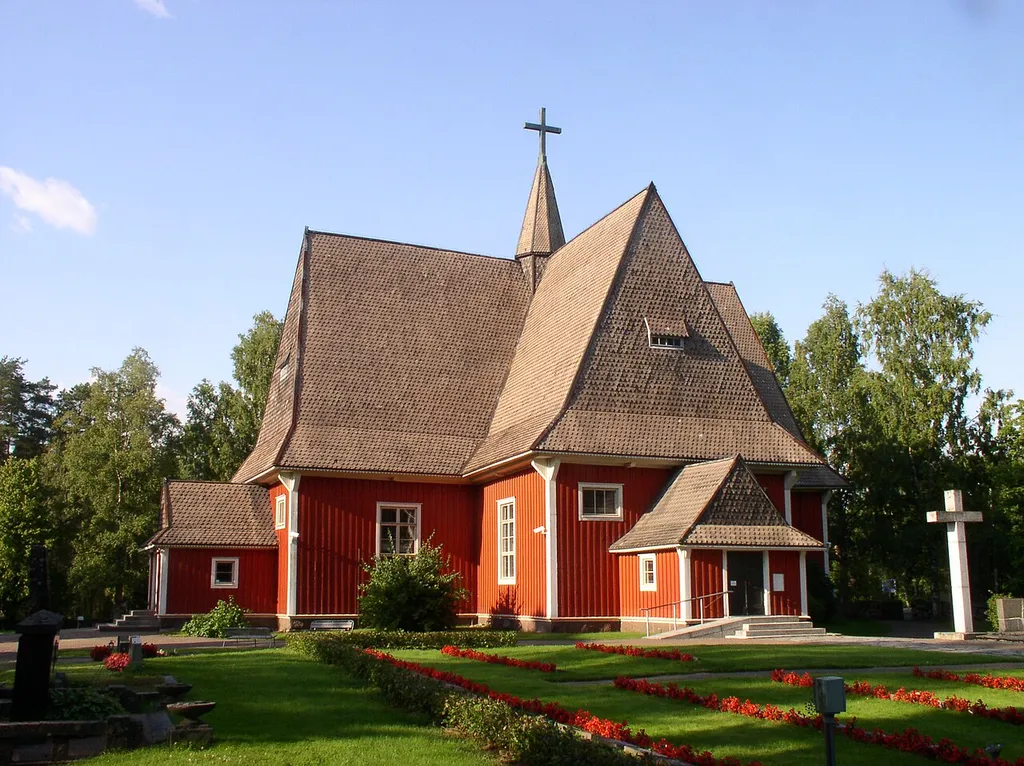 Iitti church (build 1693) in Iitti, Finland.