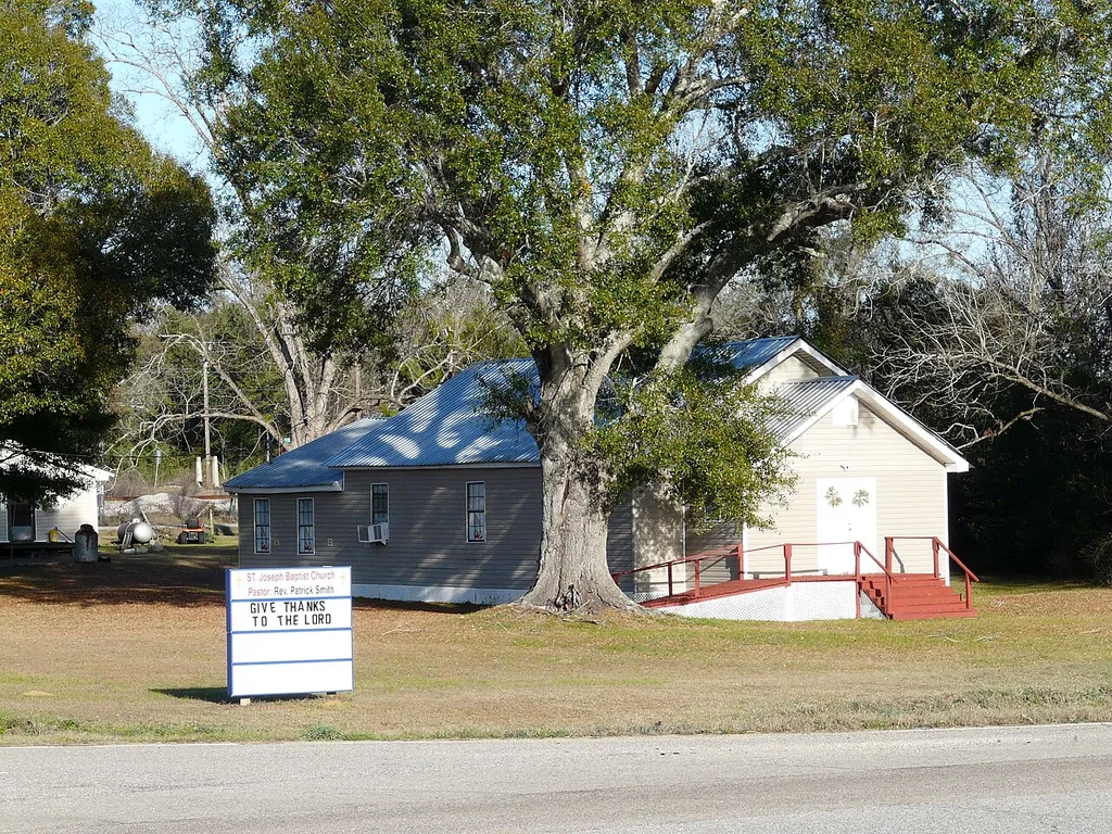 St. Joseph Baptist Church on U.S. Route 84 at Thornton Road in Pansey, Alabama.