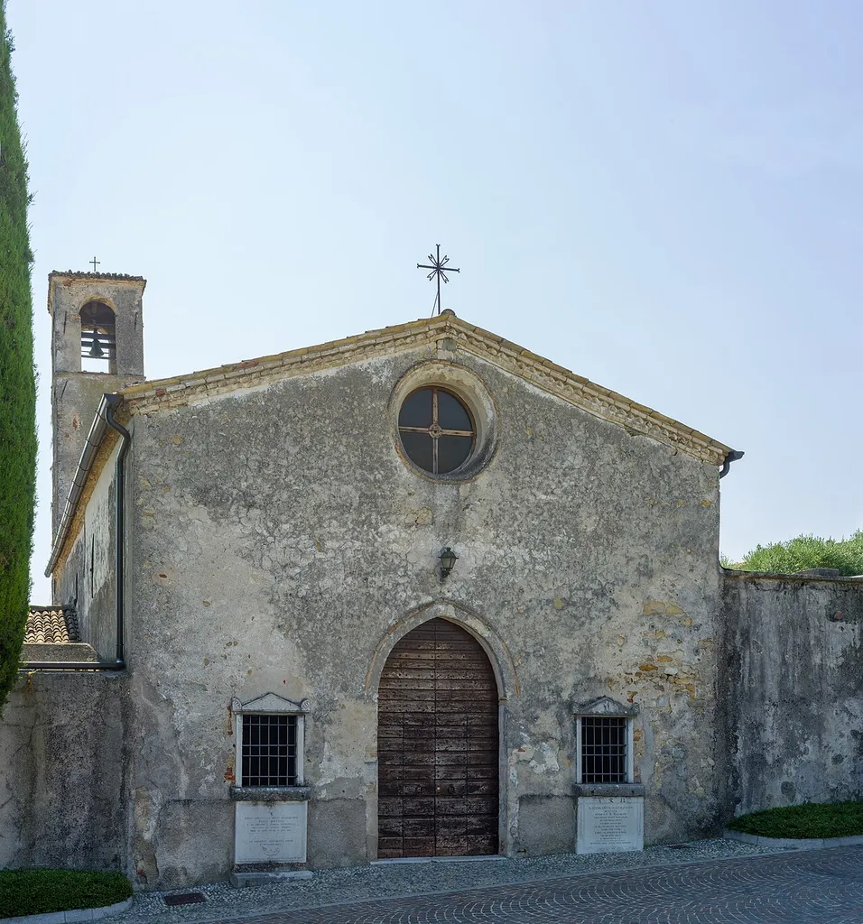 Santissima Trinità church in Sorarolo, Manerba del Garda.