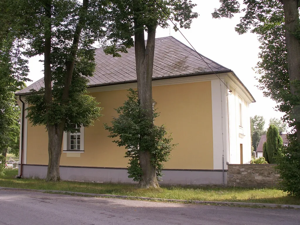 KONICA MINOLTA DIGITAL CAMERA, evangelický kostel, Krucemburk, okres Havlíčkův Brod, kraj Vysočina