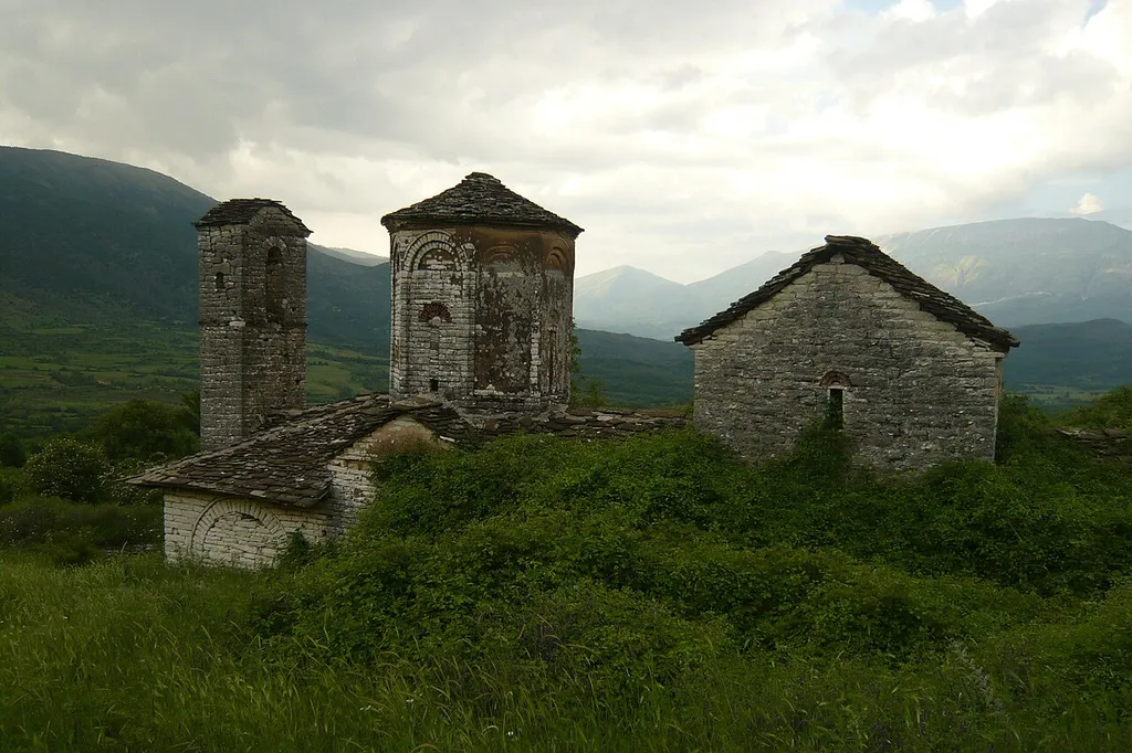 External view of the Çatistë monastery church