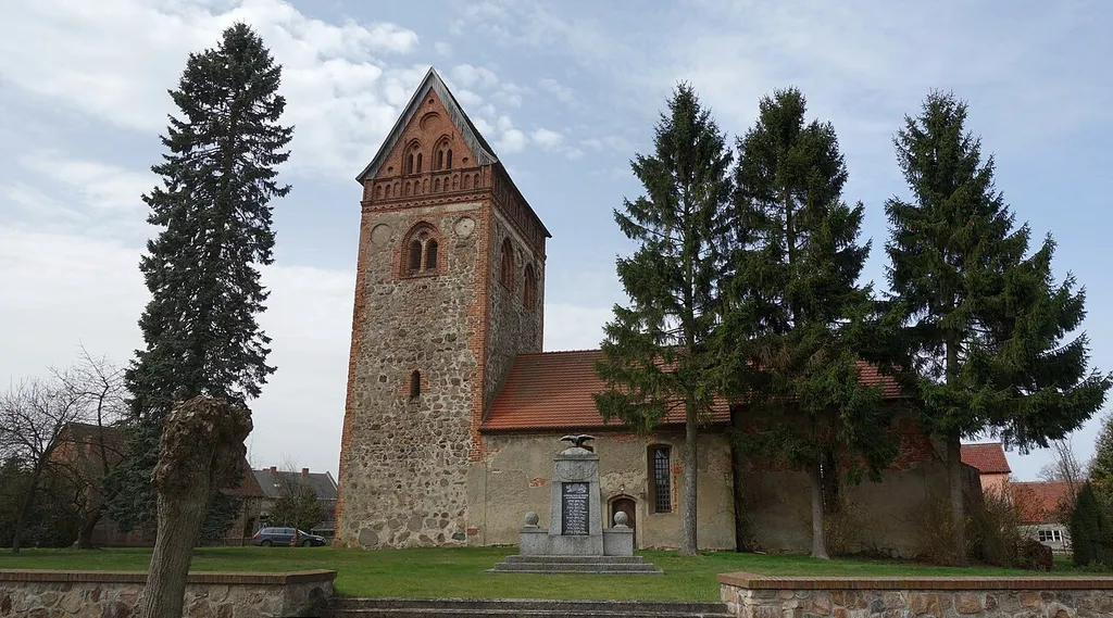 South-eastern view of church in Blesendorf, Heiligengrabe municipality, Ostprignitz-Ruppin district, Brandenburg state, Germany
