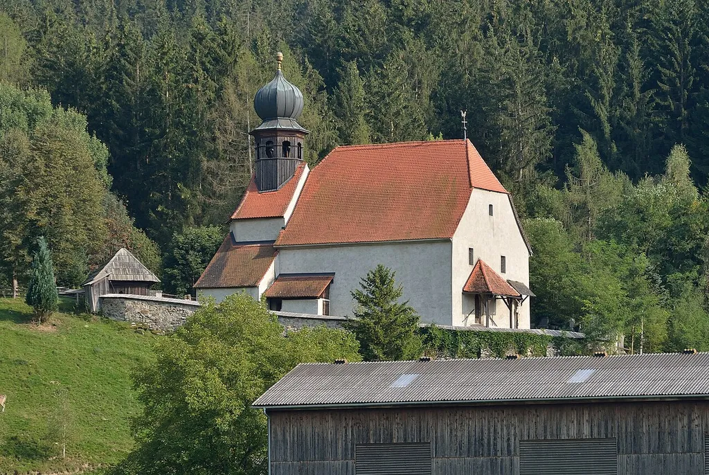 Filialkirche St. Benedikt, Sankt Benedikten in der Gemeinde Sankt Margarethen bei Knittelfeld im Bezirk Murtal.