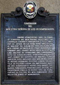 Church of Our Lady of the Abandoned historical marker