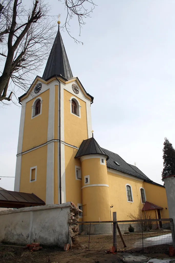 Saints Peter and Paul church in Trnava overview.