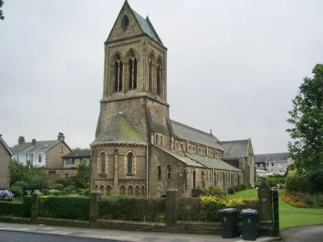 St Paul's parish church, Scotforth, Lancaster, seen from the east