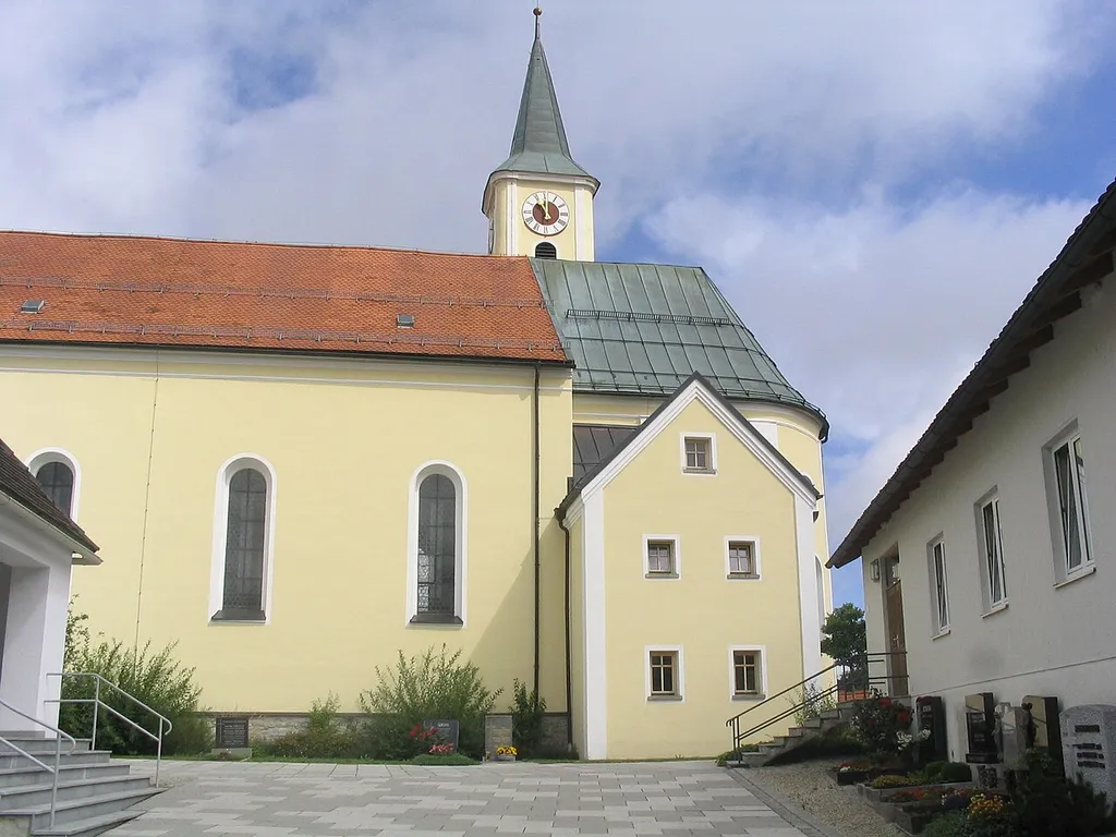 Bischofsmais, St James Parish Church from south .