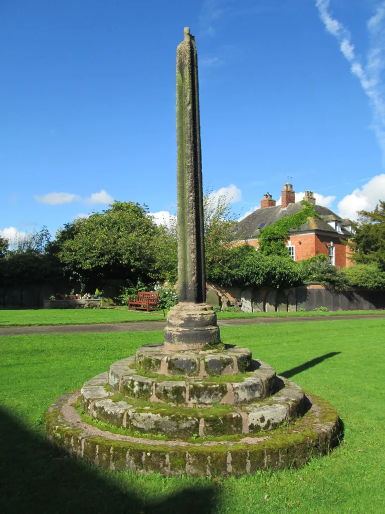 Cross in Rocester churchyard