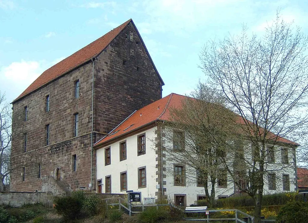 Inner buildings of the Hardeg Castle in en:Hardegsen, Germany