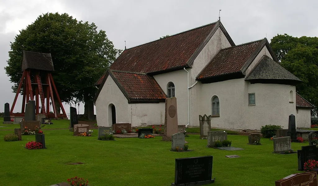 Göteve kyrka (Swedish:Church of Göteve) in Västergötland, Sweden.