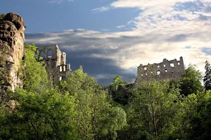 castle and monastery ruins Oybin