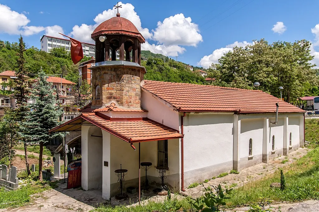 Side view of the St. George's Church in Kratovo