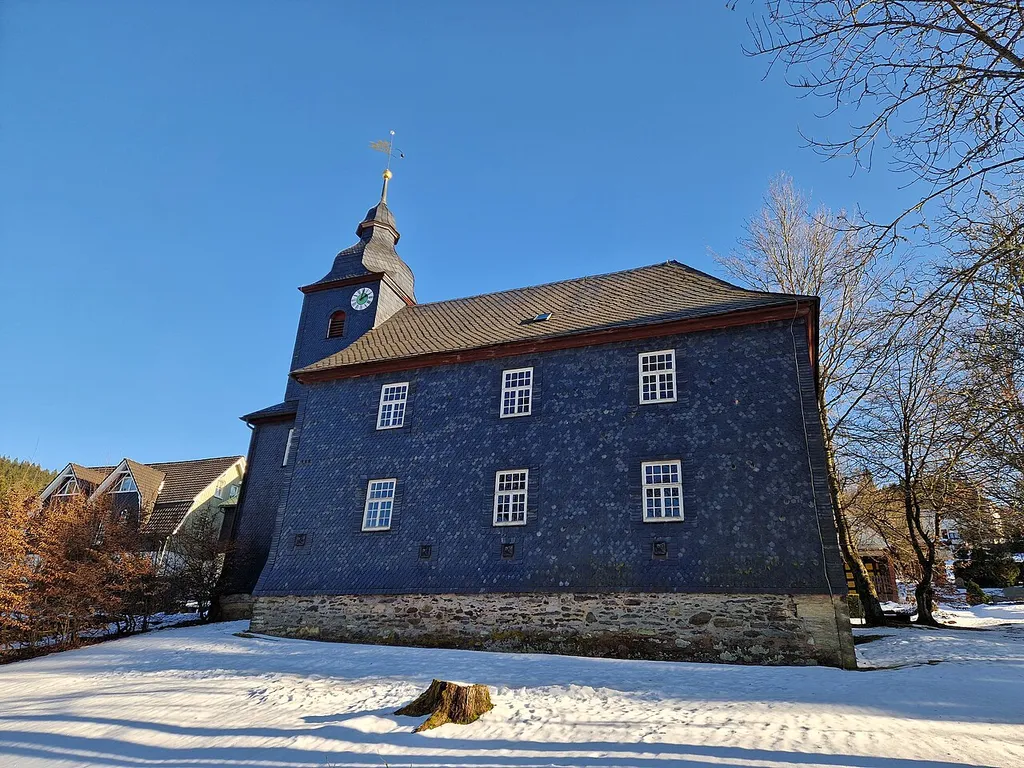 Weimarische Kirche Stützerbach in Thüringen