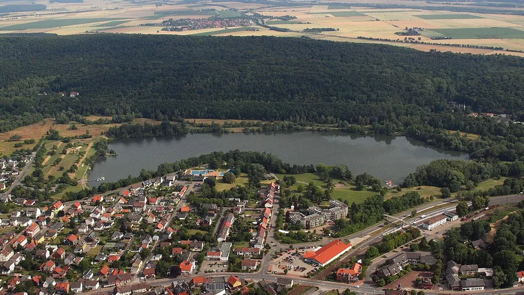 Vienenburger See, Luftaufnahme (2015)
