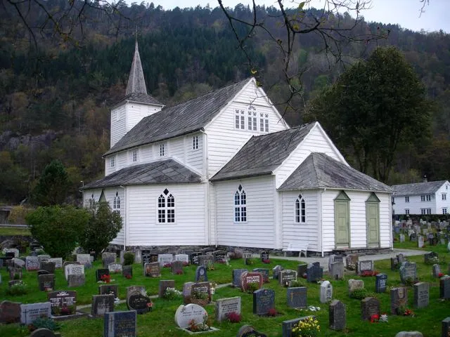 Bilete av Samnanger kyrkje