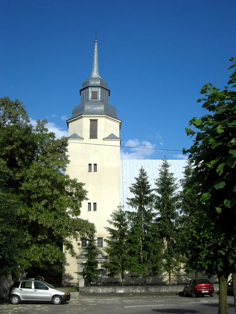 The church in Damasławek, Poland.