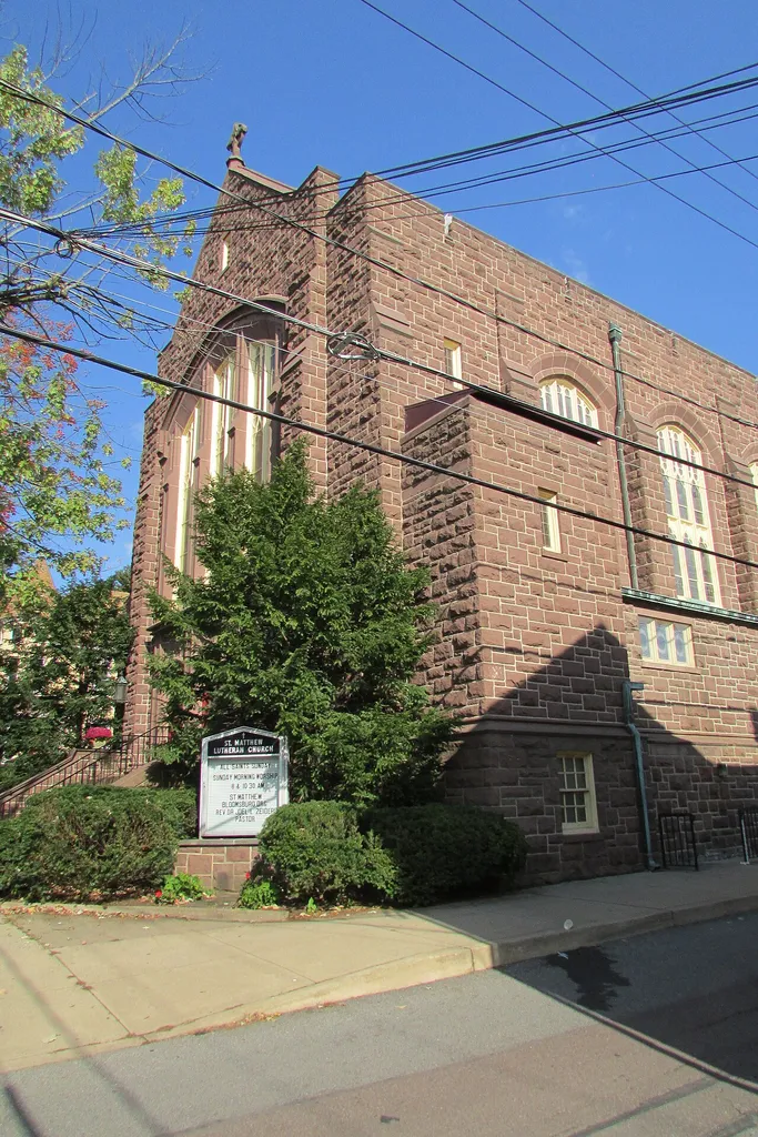 Market Street doors of St. Matthews Lutheran Church.