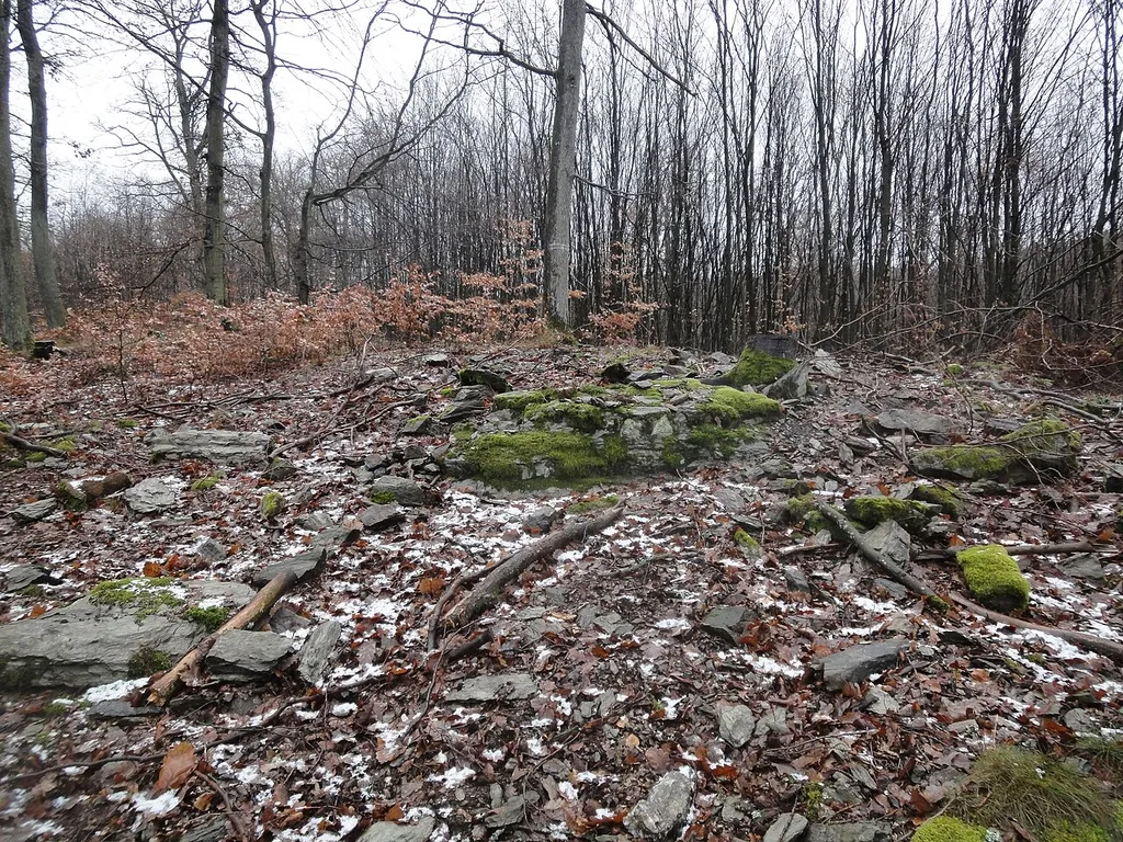 Die heutige Darstellung des Burgstalls Eichelberg