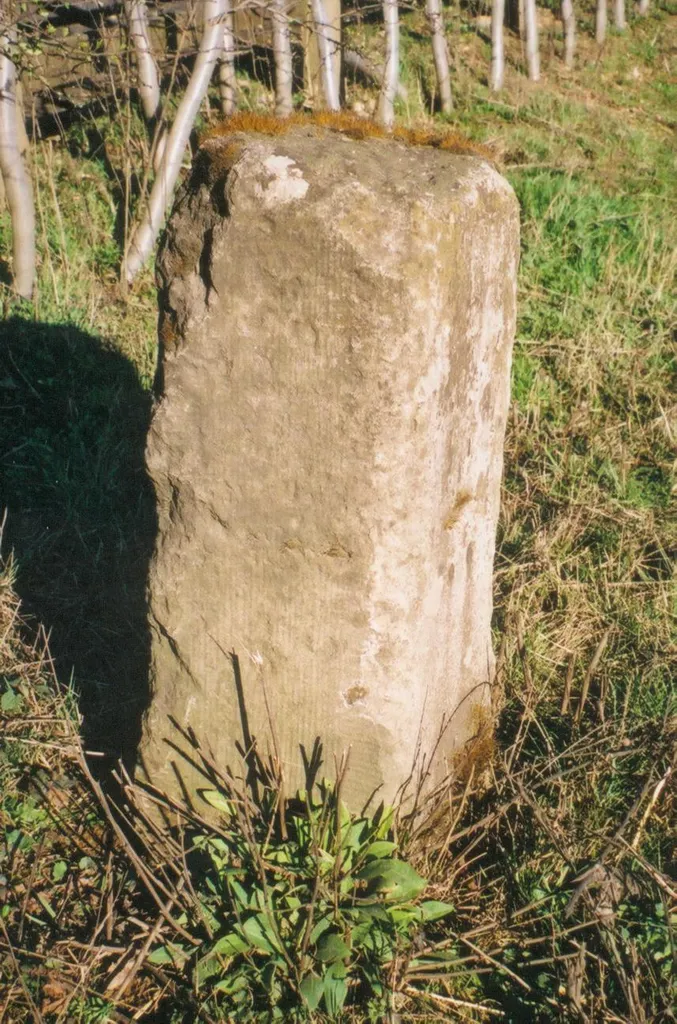 Milestone on the A421 road west of Finmere, Oxfordshire