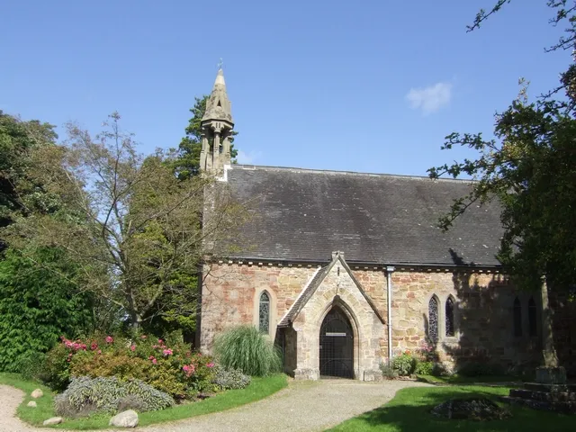 St Nicholas' parish church, Oldbury, Shropshire, seen from the south