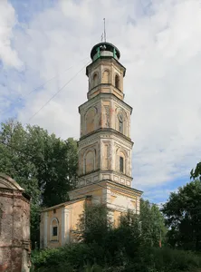 Bell tower of demolished church of the Exaltation of the Cross, Rostov