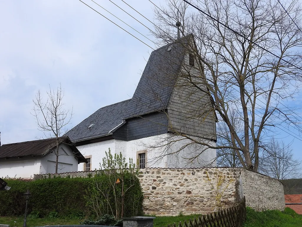 Kirche in Hütten, Krölpa in Thüringen