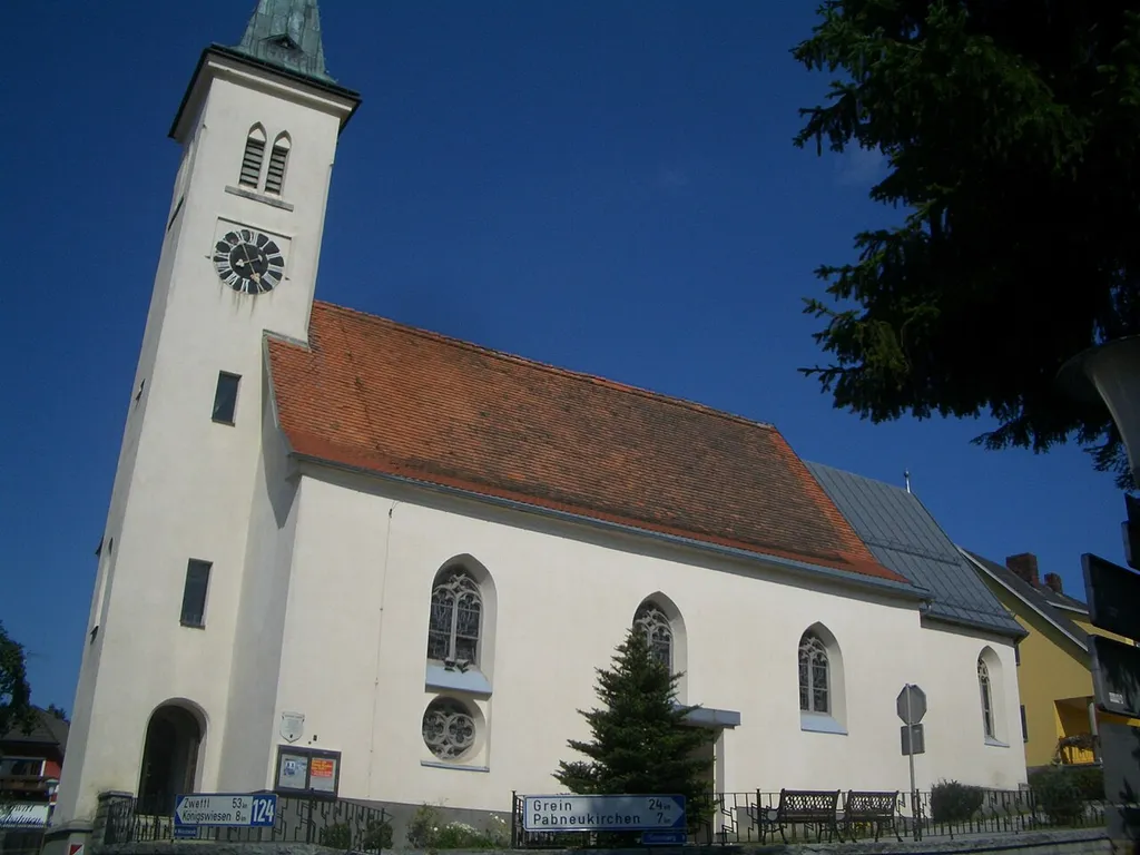 Church in Mönchdorf, near Königswiesen, Upper Austria