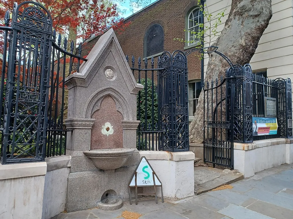 Gate and railings to former churchyard ff Church Of St Botolph, Aldersgate Street, City of London. Early 19th century, Grade II listed. .mw-parser-output .messagebox{margin:4px 0;width:auto;border-collapse:collapse;border:2px solid var(--border-color-progressive,#6485d1);background-color:var(--background-color-neutral-subtle,#fbfcff);color:var(--color-base,#202122);box-sizing:border-box;border-inline-start-width:8px}.mw-parser-output .messagebox.mbox-small{font-size:88%;line-height:1.25em}.mw-parser-output .mbox-warning,.mw-parser-output .mbox-speedy{border:2px solid var(--border-color-error,#b22222);background:var(--background-color-error-subtle,#ffdbdb);border-inline-start-width:8px}.mw-parser-output .mbox-serious,.mw-parser-output .mbox-delete,.mw-parser-output .mbox-stop{border:2px solid var(--border-color-error,#b22222);border-inline-start-width:8px}.mw-parser-output .mbox-issue,.mw-parser-output .mbox-content{border:2px solid #f28500;background:var(--background-color-warning-subtle,#ffe);border-inline-start-width:8px}.mw-parser-output .mbox-query,.mw-parser-output .mbox-style{border:2px solid #f4c430;background:var(--background-color-warning-subtle,#ffe);border-inline-start-width:8px}.mw-parser-output .mbox-shit{border:2px solid #960;border-inline-start-width:8px}.mw-parser-output .mbox-license{border:2px solid #88a;border-inline-start-width:initial}.mw-parser-output .mbox-legal{border:2px solid var(--border-color-notice,#666);background:var(--background-color-base,#fff);border-inline-start-width:8px}.mw-parser-output .mbox-honor{border:2px solid #ca3;background:var(--background-color-warning-subtle,#fcf4db);border-inline-start-width:8px}.mw-parser-output .mbox-growth{border:2px solid #8d4;background:var(--background-color-success-subtle,#d5fdf4);border-inline-start-width:8px}.mw-parser-output .mbox-move{border:2px solid #93c;border-inline-start-width:8px}.mw-parser-output .mbox-protection,.mw-parser-output .mbox-message{border:2px solid var(--border-color-bas