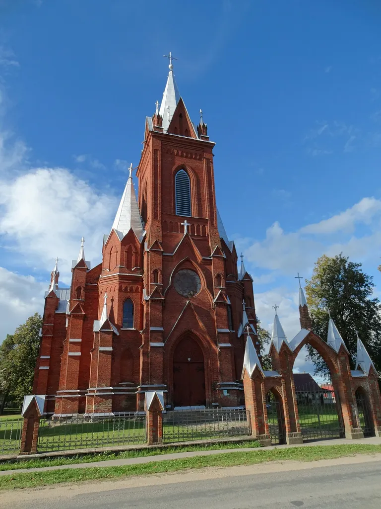 Catholic church, Vidiškės, Ignalina district, Lithuania