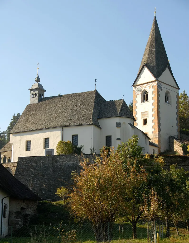 Collegiate church in Kraig, municipality Frauenstein, district Sankt Veit, Carinthia / Austria / EU