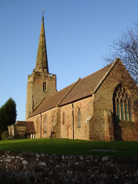 St Peter's parish church, Bickenhill, West Midlands (formerly Warwickshire), seen from the southeast