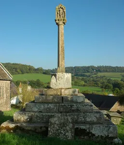 Cross in St Govan's churchyard