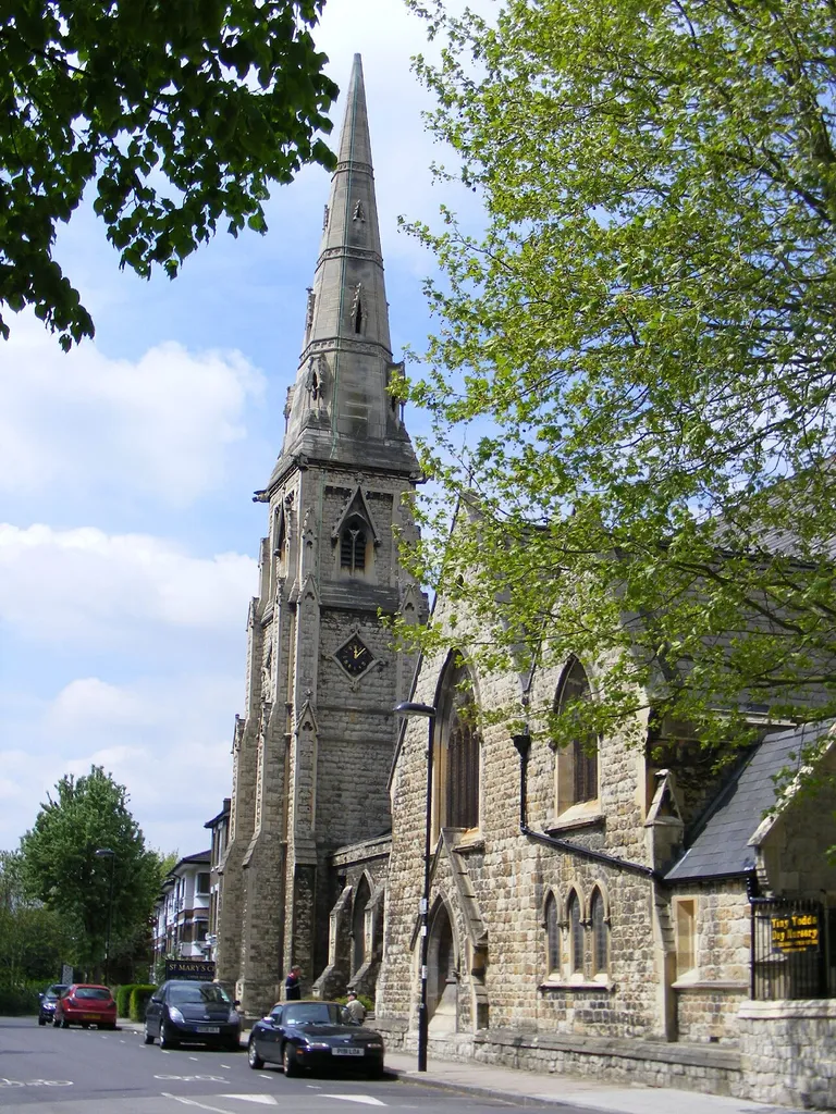 Tower and spire Added 1868. Original church 1860-1 Kentish Ragstone, architect Alexander Dick Gough (1805-1871).