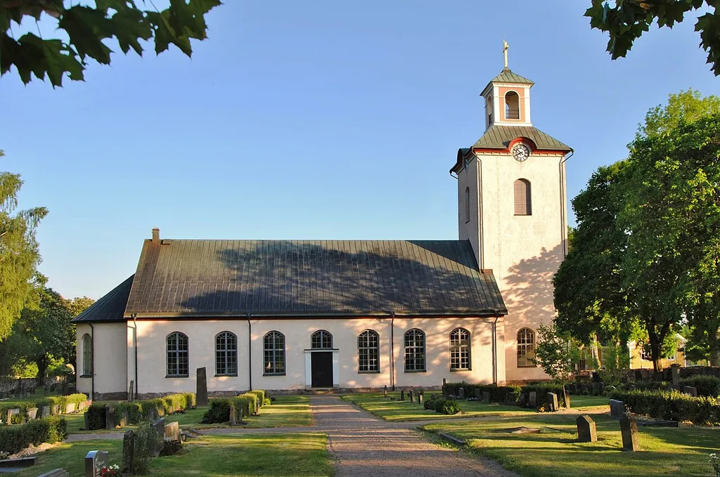 Nottebäcks Church.The Church was built in the empire style. in 1837 the Church was ready for consecration. Bishop Esaias Tegnér officiated the inauguration on 20 August of the same year.