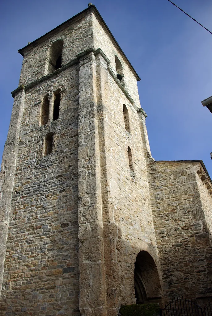 Saint Esteban church in Corullón (León, Spain)