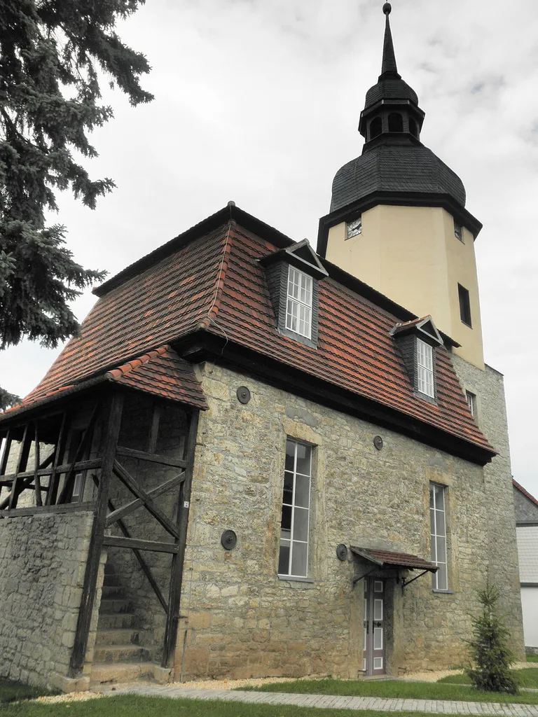 Church in Hirschroda (Dornburg-Camburg) in Thuringia