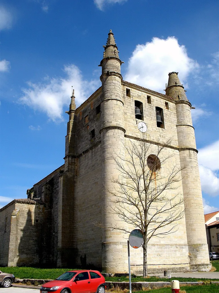 Iglesia de San Esteban, en Orón (Ayto. de Miranda de Ebro, provincia de Burgos, Castilla y León, España).