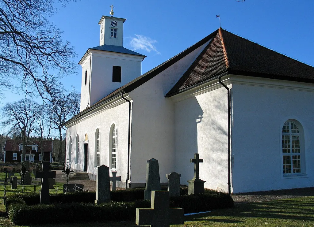 Kristvalla church.The Church was built in neo-classical style, designed by Gustaf a. Pfeffer and inaugurated on May 17 1795 of Kalmar diocese Bishop Martin Georg Wallenstråle.