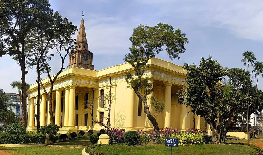 Panorama view of St. John's Church, Kolkata
