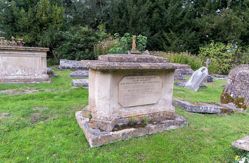Corsham: M. HULBERT MONUMENT IN CHURCHYARD ABOUT 4 METRES SOUTH EAST OF EAST HULBERT MONUMENT, SOUTH EAST OF SOUTH EAST ANGLE OF SOUTH AISLE OF CHURCH OF ST BARTHOLOMEW
