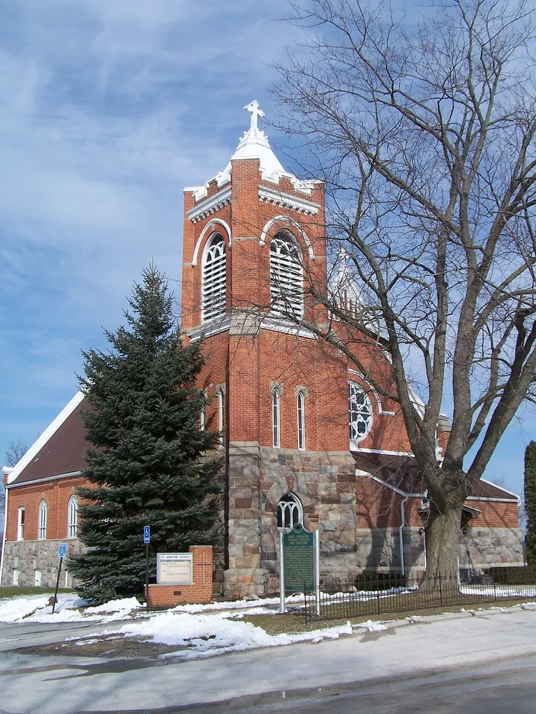 St. Augustine Catholic Church and Cemetery - Deerfield Township, MI - National Register of Historic Places