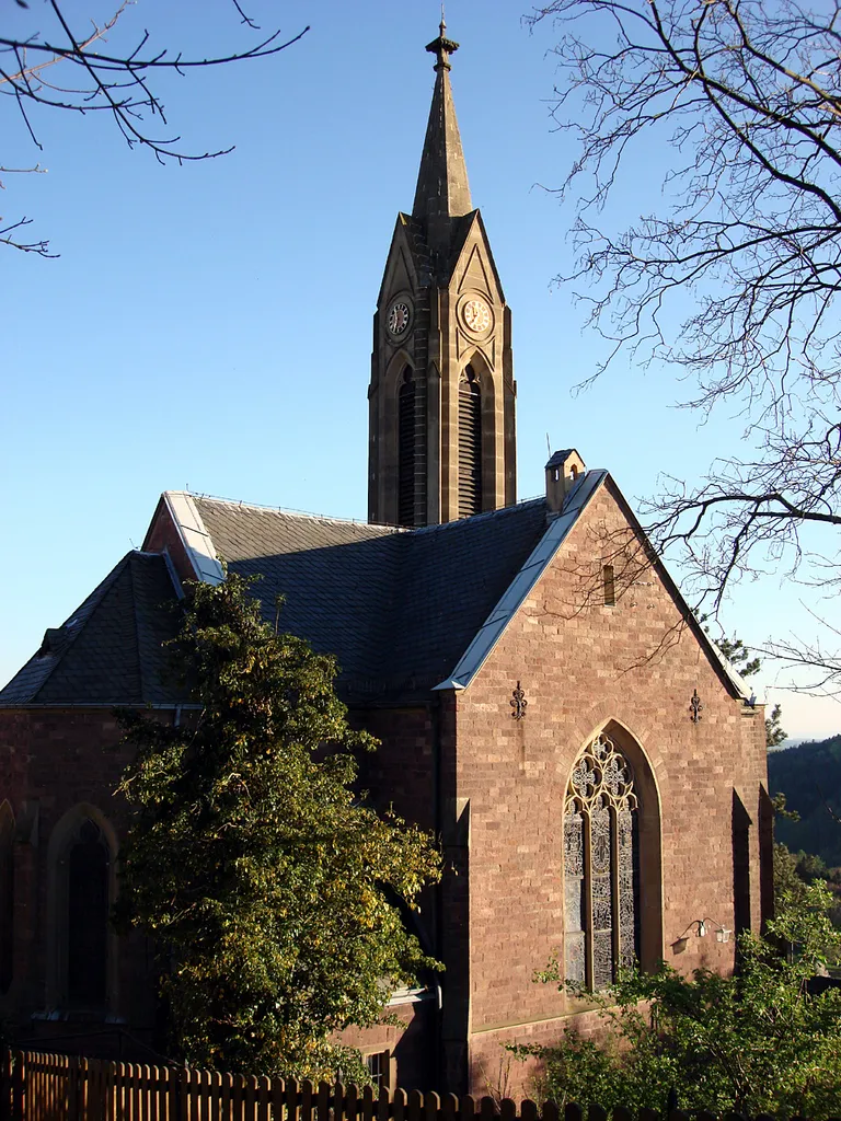 Die evangelische Kirche in Dilsberg.