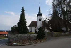 Reformed church with rectory