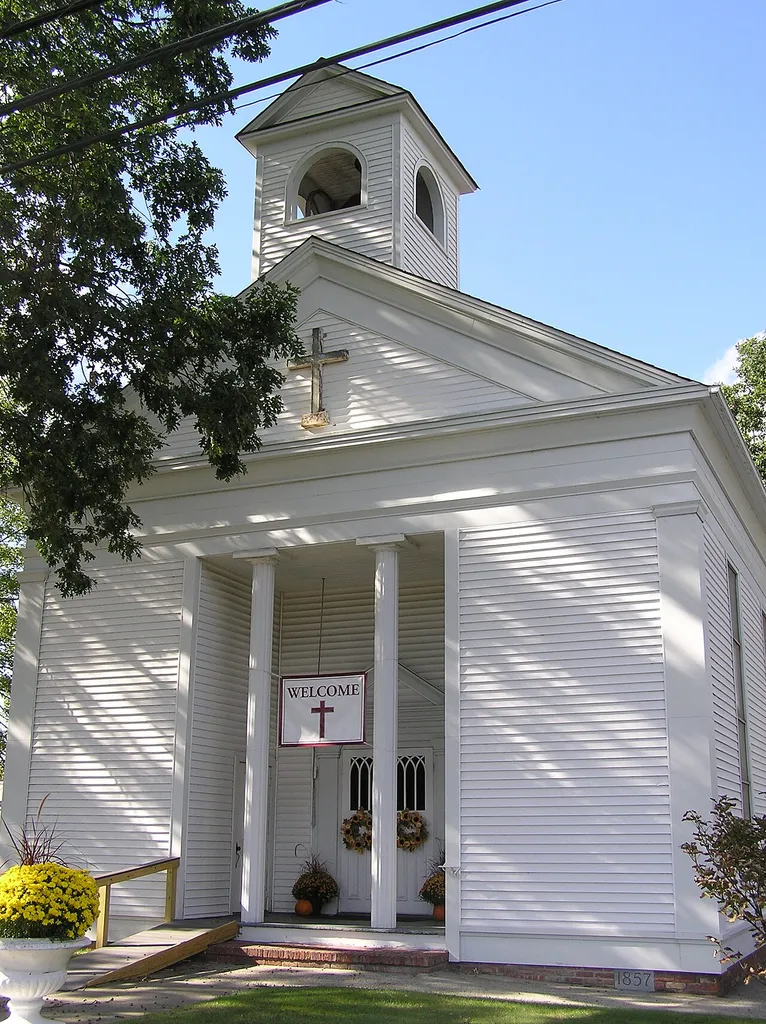 Orient Baptist Church, now known as The First Baptist Church of Laurelton, located on the north side of NJ Rt. 88 E. and Post Road, in the Laurelton section of Brick Township, NJ.