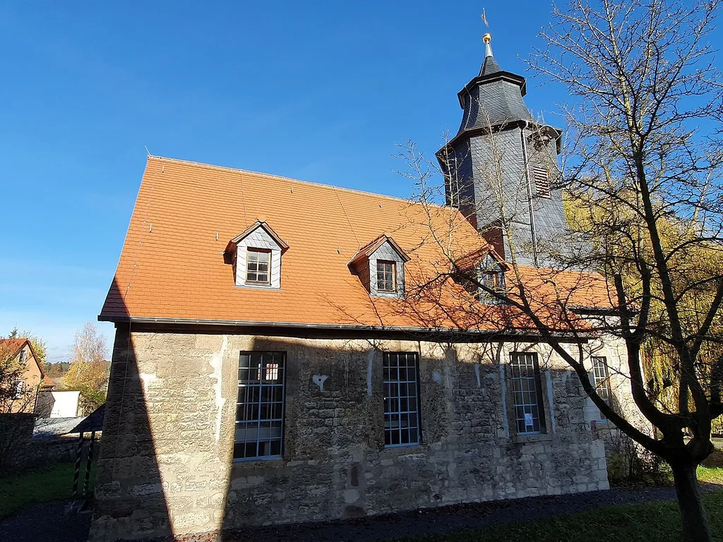 Kirche in Münchenroda, Thüringen