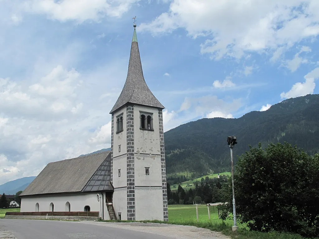 Mojstrana, church