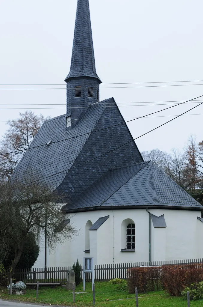 Gemeinde Mühlental, OT Wohlbach: Pfarrkirche Zu unserer lieben Frau Maria (Vogtlandkreis, Freistaat Sachsen, Deutschland)