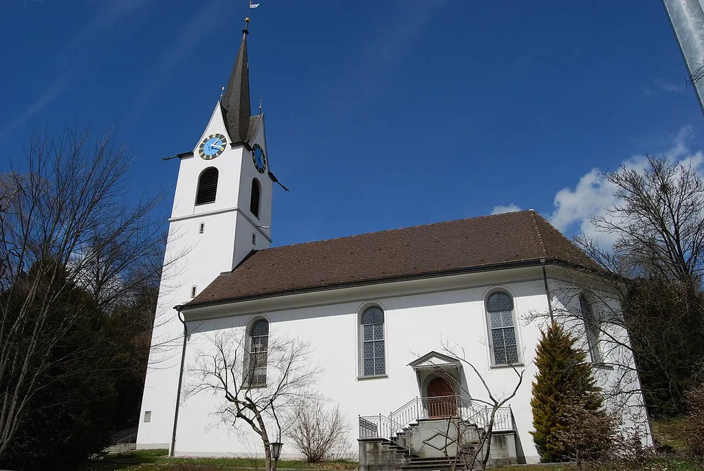 Protestant church of Oberuzwil, canton of St. Gallen, Switzerland
